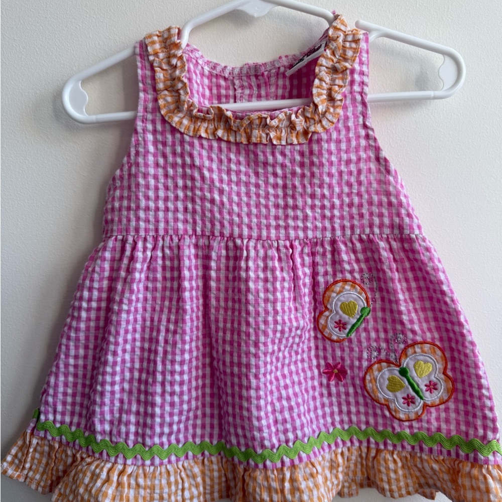 Pink Gingham Dress